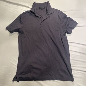 WESTZEROONE Collared River Valley Polo Shirt Mens Size S Blue Short Sleeve